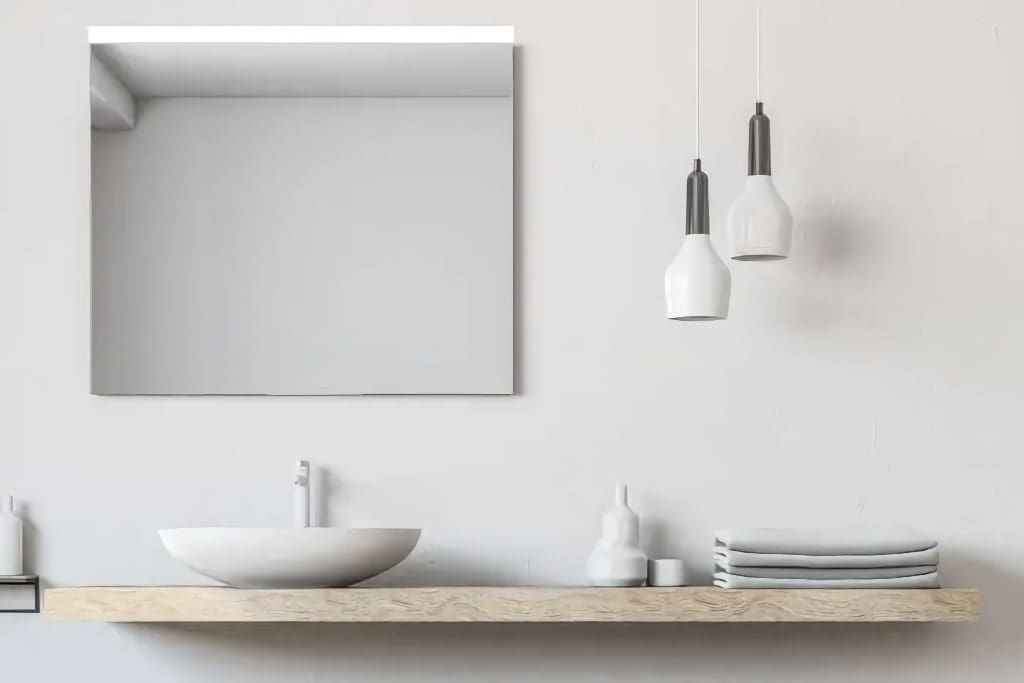 spiegel verwarming verlichting spiegel badkamer