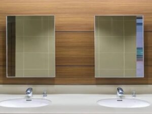 Badkamerspiegel met verlichting en verwarming infrarood spiegel
