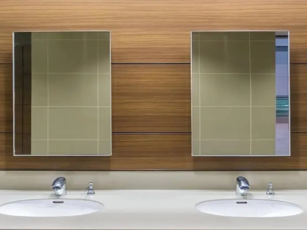 Infrarood spiegel Badkamerspiegel met verlichting en verwarming infrarood verwarming spiegel