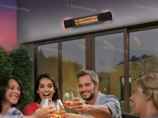 elektrische terrasverwarmer wat is terrasverwarmer met verlichting infrarood verwarming voor terras