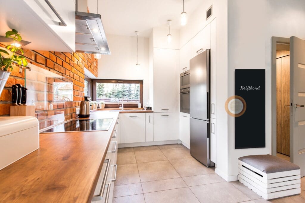 krijtbord infrarood verwarming ir keukens design verwarming in de keuken