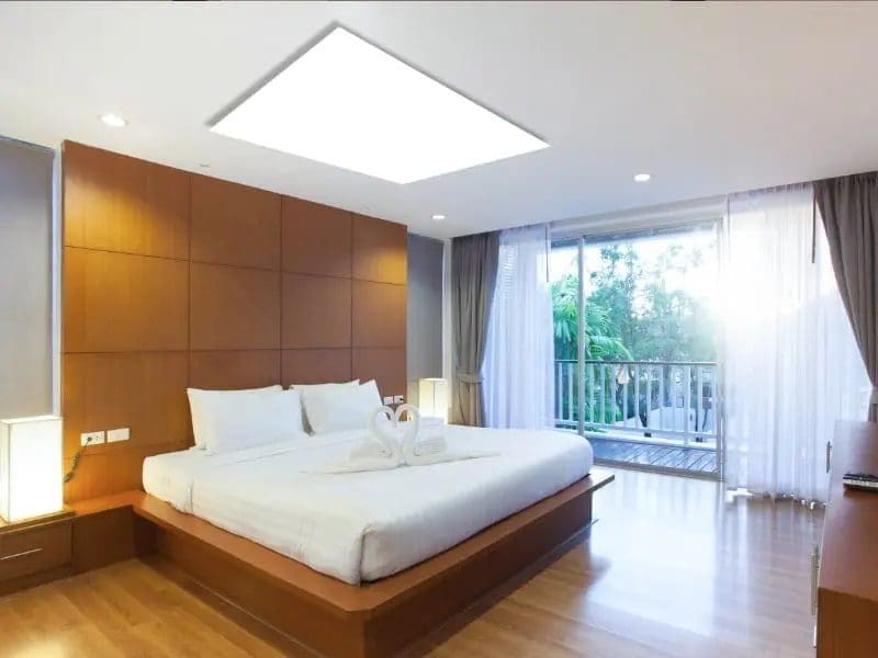 infrarood panelen plafond bijverwarming slaapkamer