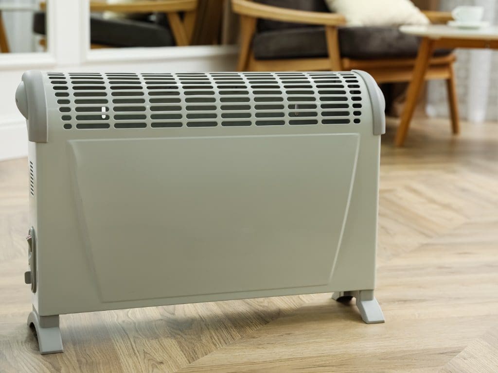 ventilatorkachel met convectie warmte