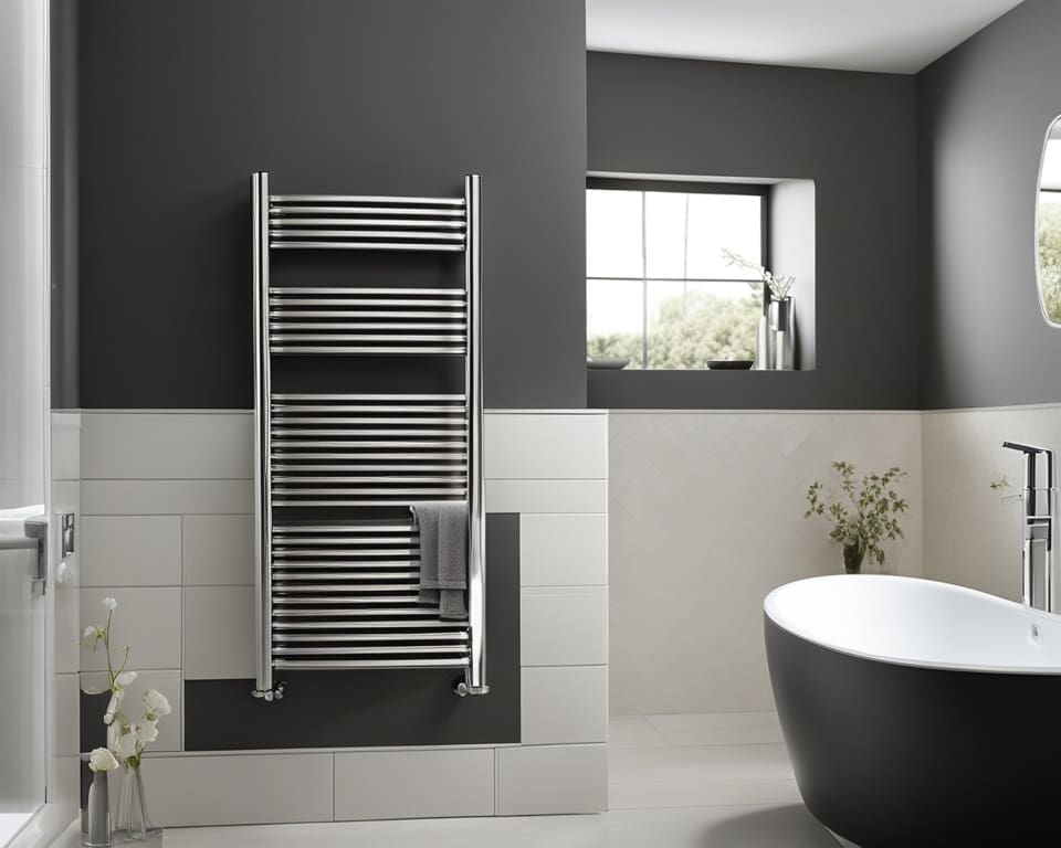 Radiator Rek Moderne infrarood handdoekradiator: stijlvol en warm